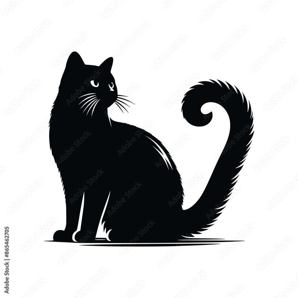 Obraz premium cat vector illustrations 