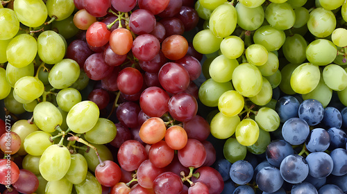 Grapes, bunches of grapes, fresh ripe berries