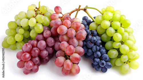 Grapes, bunches of grapes, fresh ripe berries