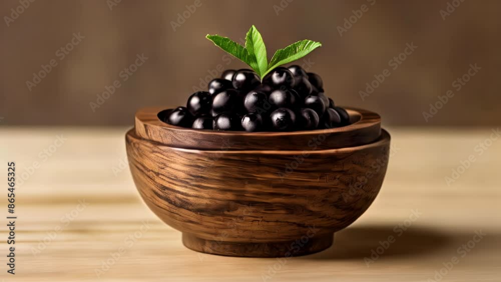 Elegant fruit arrangement in a wooden bowl Elegant fruit arrangement in a wooden bowl