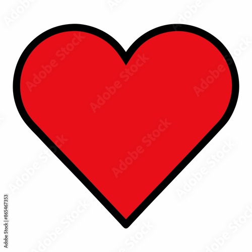 red heart on white Free Download red heart on white - GFXLoad