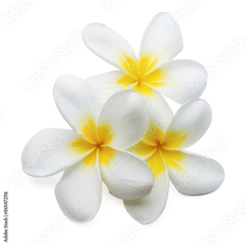 Pristine Plumeria Flowers