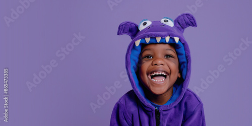 Cute Happy African American...