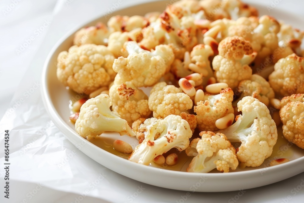 Crispy Cauliflower Florets with Golden-Brown Butter Glaze Crispy Cauliflower Florets with Golden-Brown Butter Glaze
