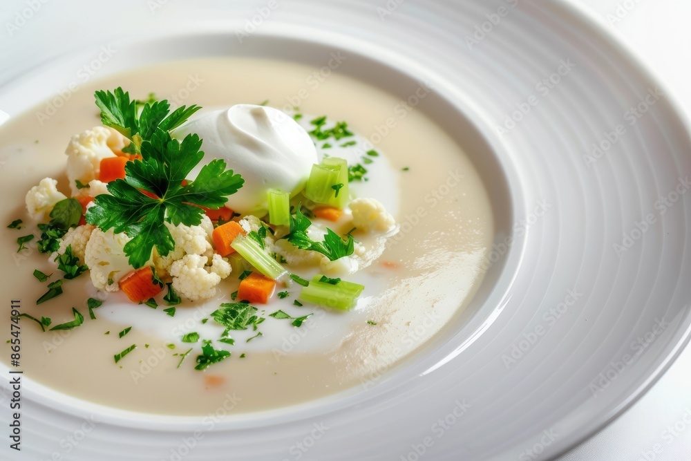 Velvety Cauliflower and Potato Soup with Crunchy Sautéed Leeks Velvety Cauliflower and Potato Soup with Crunchy Sautéed Leeks