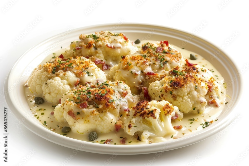 Cheesy Cauliflower and Bacon Gratin: A Perfect Blend of Creamy and Crunchy Cheesy Cauliflower and Bacon Gratin: A Perfect Blend of Creamy and Crunchy