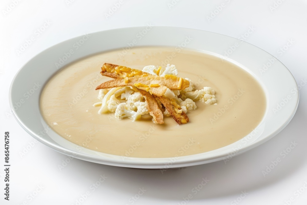 Restaurant-Quality Cauliflower Cheddar Soup with Cheese Straws
