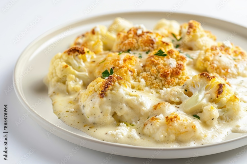 Bubbly Cauliflower Gratin with Tangy Goat Cheese Bubbly Cauliflower Gratin with Tangy Goat Cheese