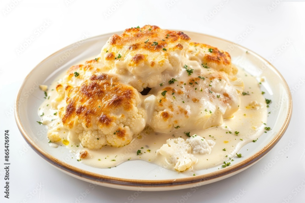Cauliflower Gratin with Creamy Goat Cheese Sauce Cauliflower Gratin with Creamy Goat Cheese Sauce
