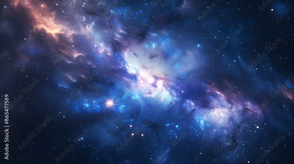 Background with space nebula stars and galaxy Background with space nebula stars and galaxy
