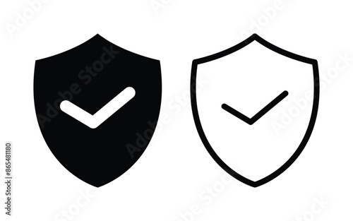 Free Download Security Shield icon vector illustration - GFXLoad