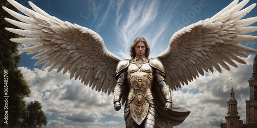 A portrait of an archangel