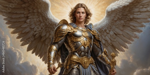 A portrait of an archangel photo