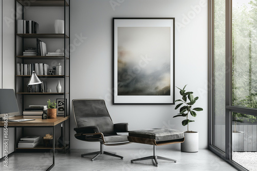 Office interior backdrop for online meetings