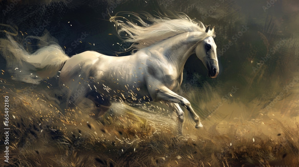 Horse laughing. Generative AI Horse laughing. Generative AI