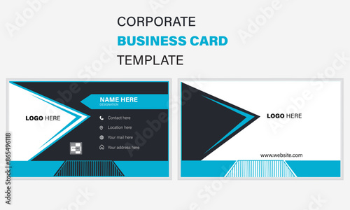 Double sided modern creative splendid business card template for business and personal use.