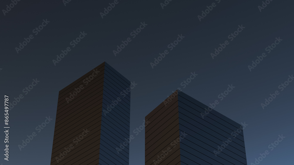 Futuristic house design,silhouette high rise,skyscraper,tower at night in the dark,wallpaper,banner.3D render Futuristic house design,silhouette high rise,skyscraper,tower at night in the dark,wallpaper,banner.3D render