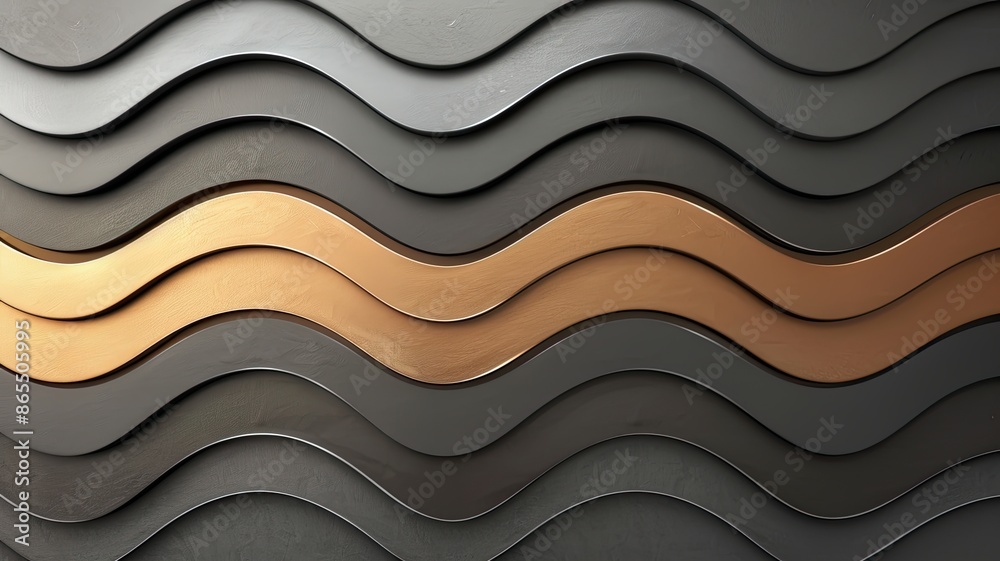Background with metallic stripes, bronze and silver, stylish and contemporary Background with metallic stripes, bronze and silver, stylish and contemporary
