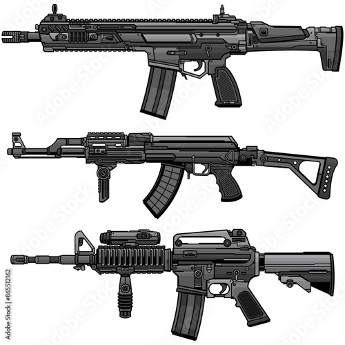 semi automatic firearm