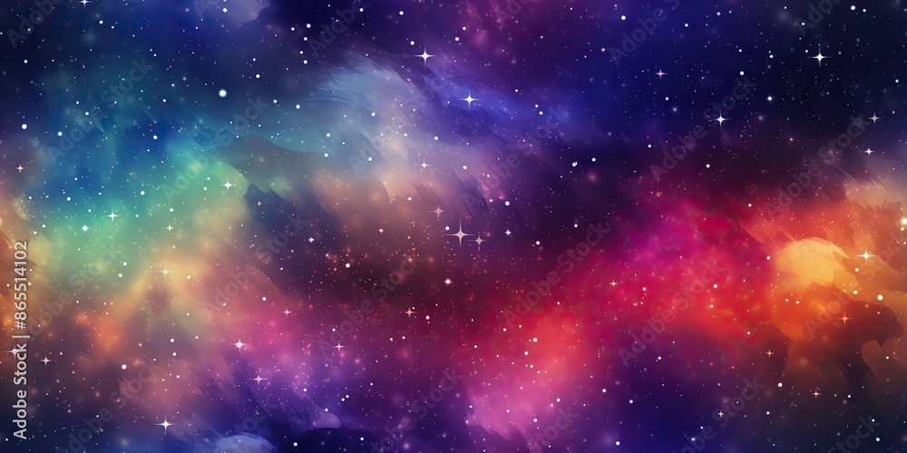 AI Generated. AI Generative. Color bright abstract space cosmic galaxy universe background with many stars decoration. Graphic Art AI Generated. AI Generative. Color bright abstract space cosmic galaxy universe background with many stars decoration. Graphic Art