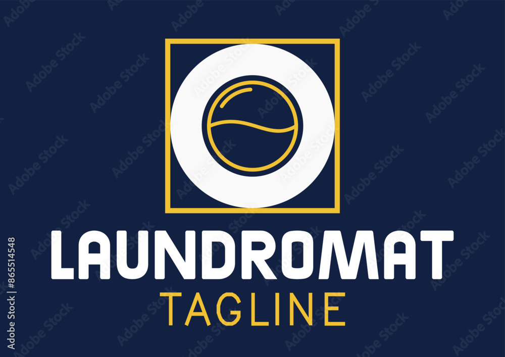 Washing or laundry minimalist Wash laundry machine Good for business illustration of wash machine laundry