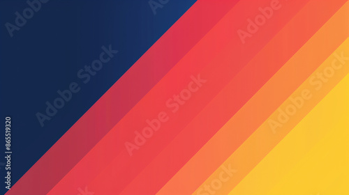 Free Download Dark navy blue, bright scarlet red, & light lemon yellow gradient background. PowerPoint and Business background - GFXLoad