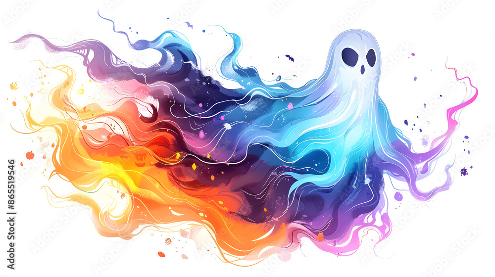 Bunter Halloweengeist, made by AI Bunter Halloweengeist, made by AI