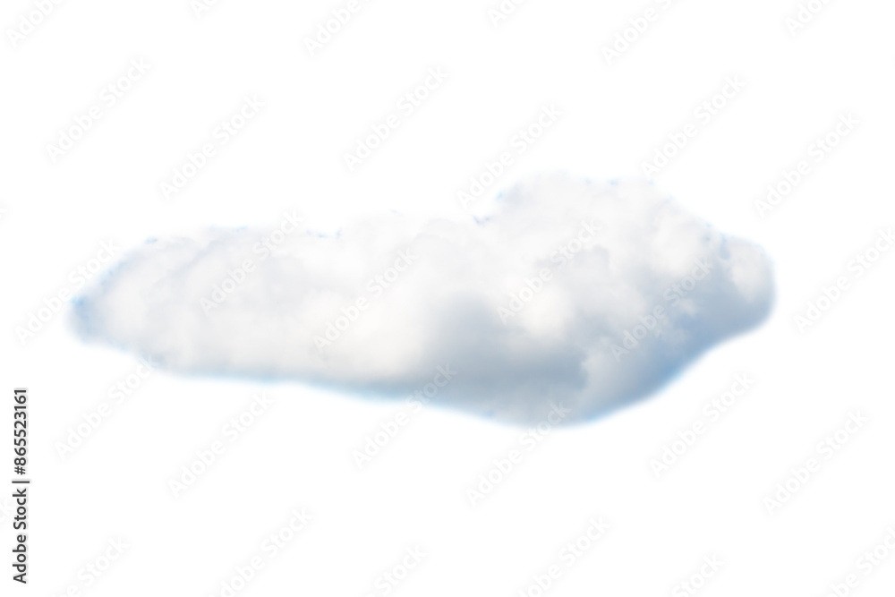 Cloud on blue sky, one white cloud and sky in PNG isolated on transparent background Cloud on blue sky, one white cloud and sky in PNG isolated on transparent background