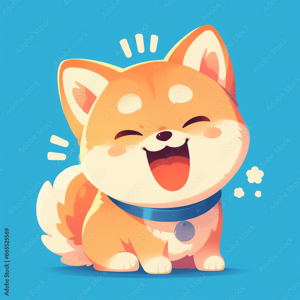 Cute dog creative illustration. Animal dog concept poster. Puppy dog logo for t-shirt badge. Creative graphic design. Digital artistic raster bitmap illustration. Graphic design art. AI artwork. Cute dog creative illustration. Animal dog concept poster. Puppy dog logo for t-shirt badge. Creative graphic design. Digital artistic raster bitmap illustration. Graphic design art. AI artwork.