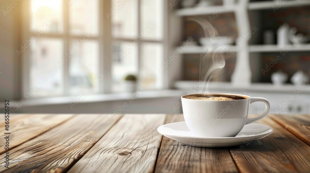 Coffee cup on a wooden table with a blank space for text Coffee on loft background Coffee cup on a wooden table with a blank space for text Coffee on loft background