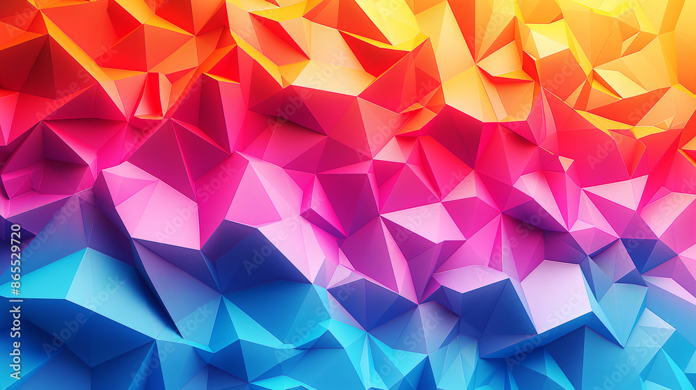 Abstract background with creative colorful polygon Abstract background with creative colorful polygon