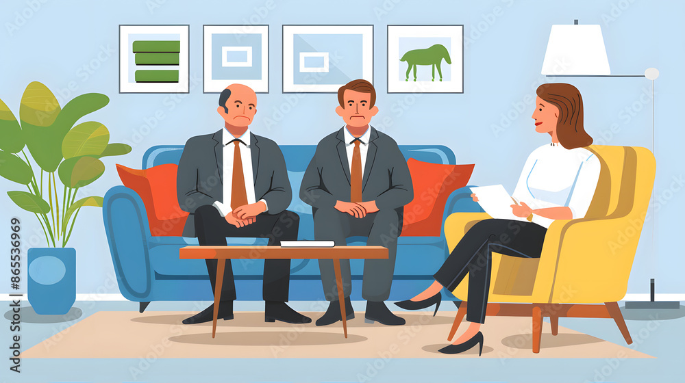 A couple discussing their mortgage with banker engages pivotal conversation that shapes their financial future.dialogue typically involves exploring various mortgage options, including interest rates. A couple discussing their mortgage with banker engages pivotal conversation that shapes their financial future.dialogue typically involves exploring various mortgage options, including interest rates.