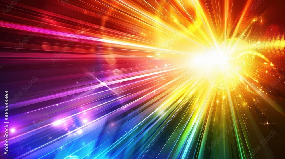 rainbow lens flare abstract light rays and colorful glares dynamic digital background for modern graphic design projects rainbow lens flare abstract light rays and colorful glares dynamic digital background for modern graphic design projects