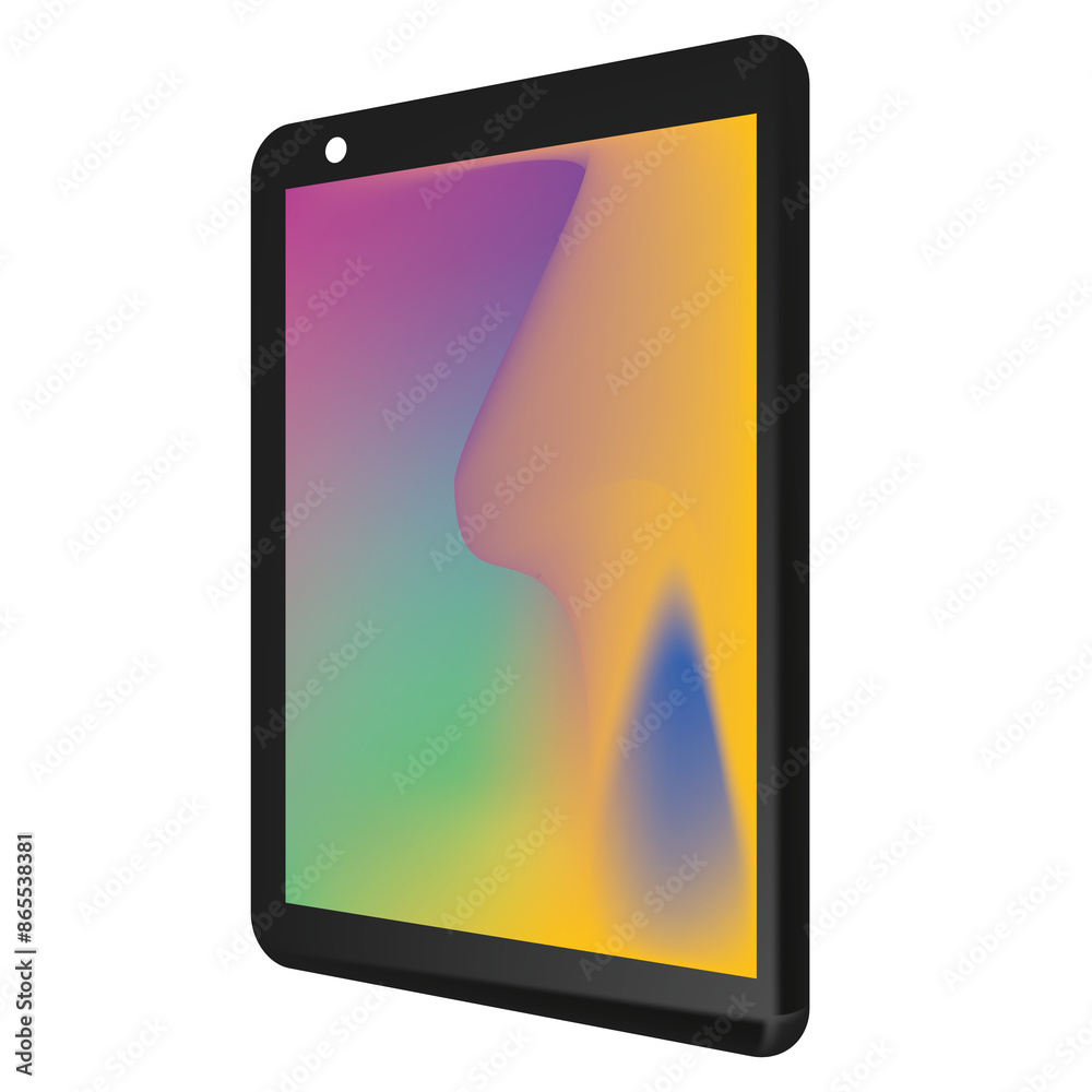 tablet pc with screen isolated tablet pc with screen isolated