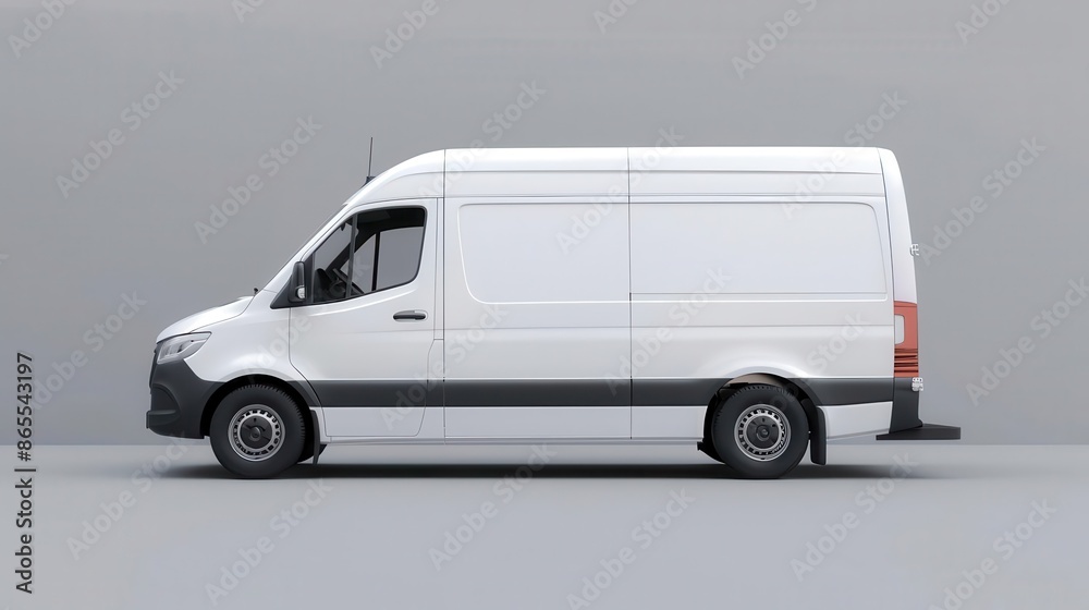 sleek delivery van modern white cargo vehicle isolated on clean background urban logistics concept 3d rendering sleek delivery van modern white cargo vehicle isolated on clean background urban logistics concept 3d rendering