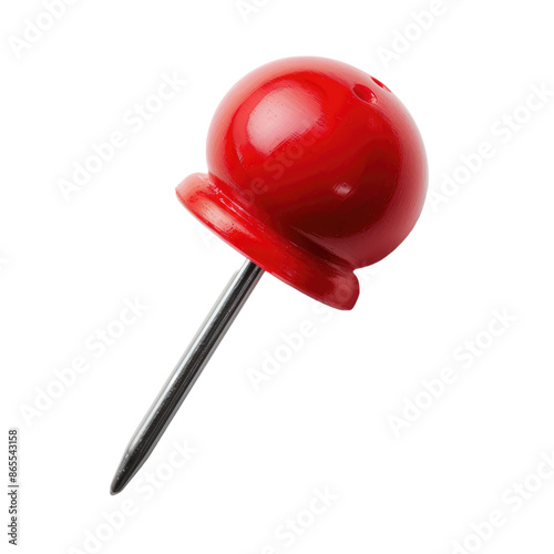 Red push pin © PNG