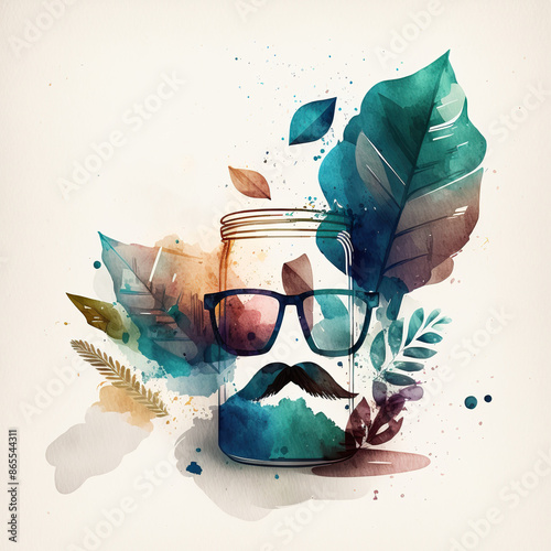 Illustrazione Hipster