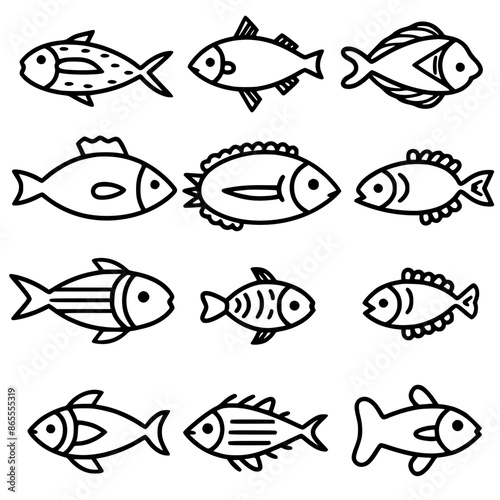 fish, sea, vector, fishing, silhouette, animal, illustration, icon, cartoon, nature, water, pattern, food, salmon, ocean, design, marine, art, set, seafood, seamless, shark, car, Seashells svg, Seashe photo