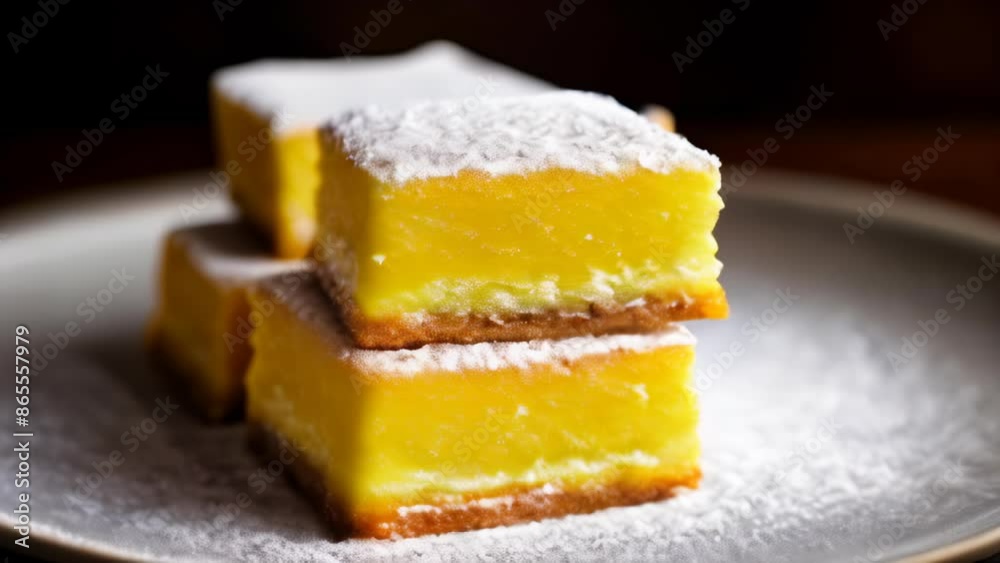  Deliciously layered dessert ready to be savored