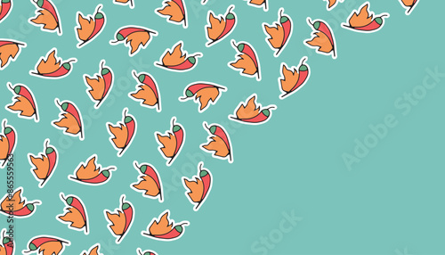 coffee. a cup of coffee. a fragrant drink. pattern. the poster. frame. vector. retro palette. on a colored background. place for the inscription. hand-drawn.	