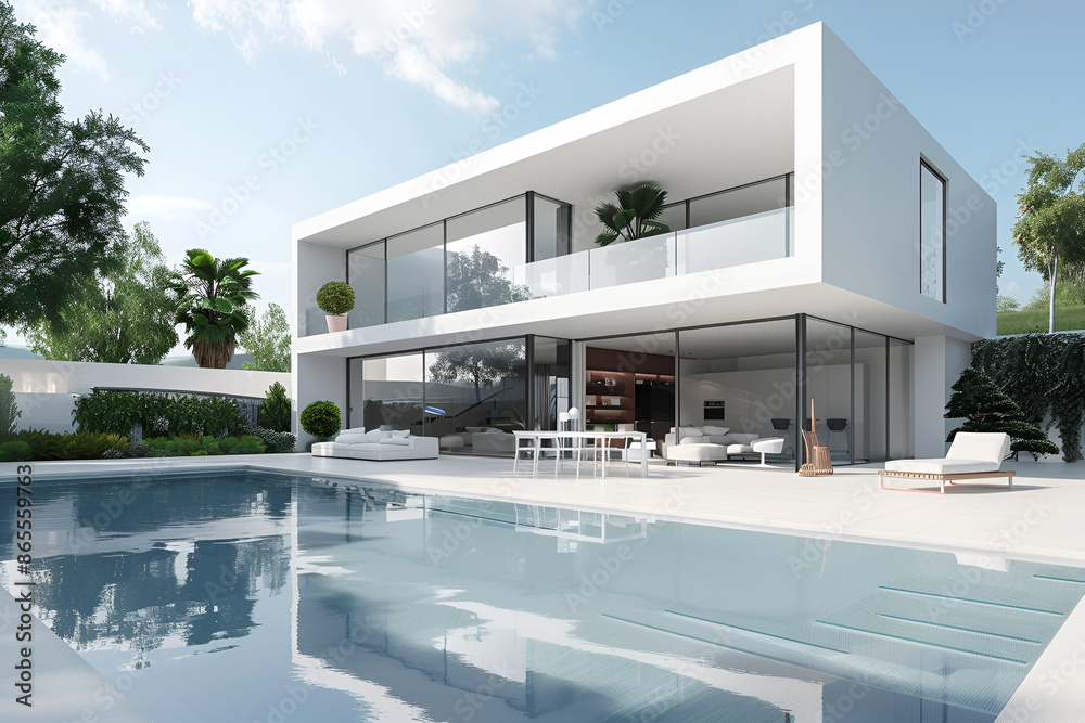 modern house with swimming pool modern house with swimming pool