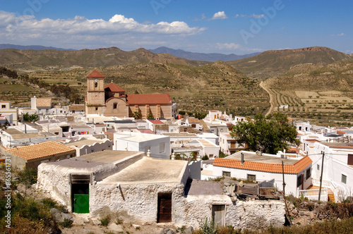 town of Lucainena de las Torres, Almeria Province, Andalusia, Spain photo