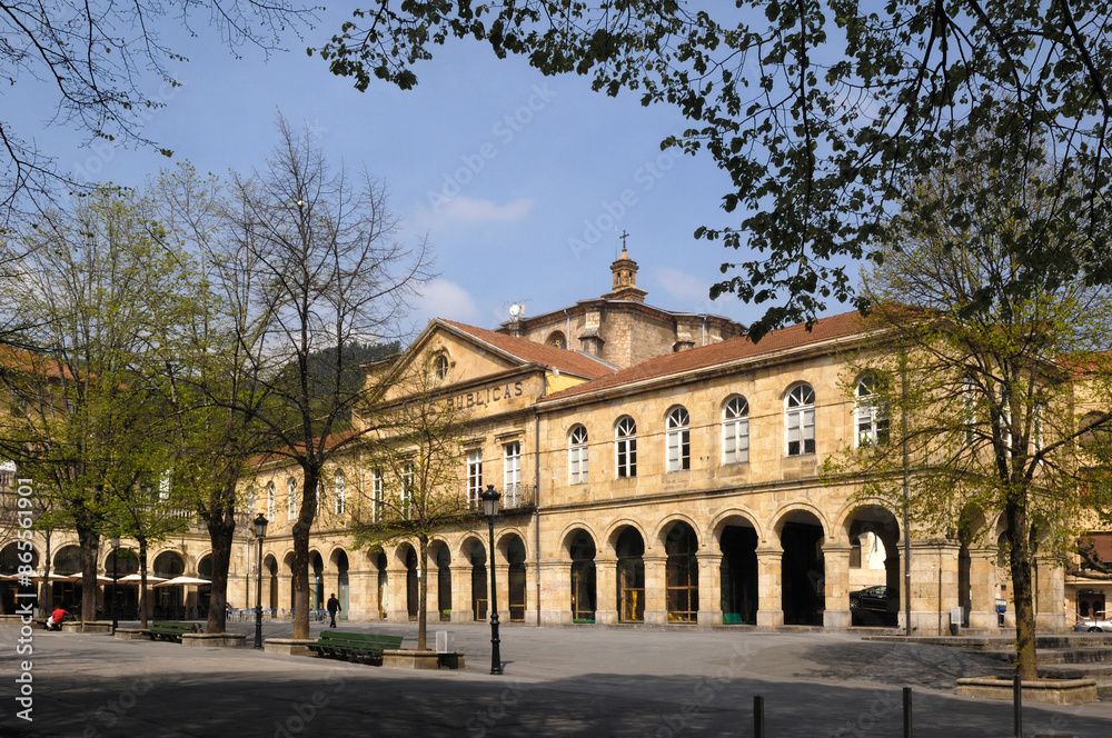 Obraz premium Public Schools, of Guernica, Basque Country