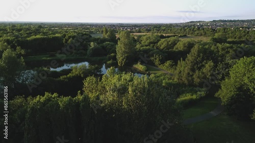Aerial view of Mouldon Hill Country Park photo