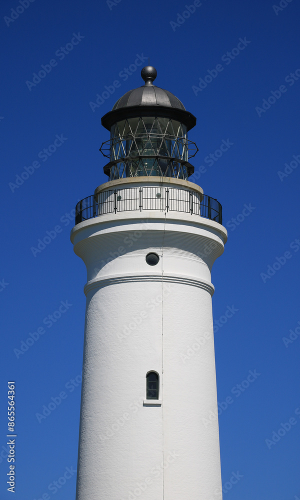 Beacon of the Hirtshals Fyr, lighthouse in Denmark. Beacon of the Hirtshals Fyr, lighthouse in Denmark.