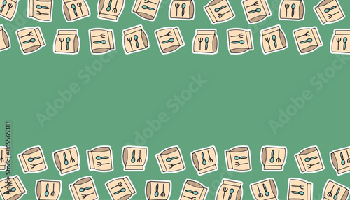 coffee. a cup of coffee. a fragrant drink. pattern. the poster. frame. vector. retro palette. on a colored background. place for the inscription. hand-drawn.	