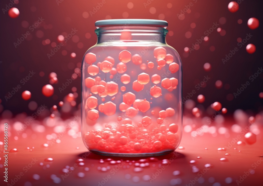 Romantic Elixir Hyper-Glass Jar with Pink Bubbles.jpeg Romantic Elixir Hyper-Glass Jar with Pink Bubbles.jpeg