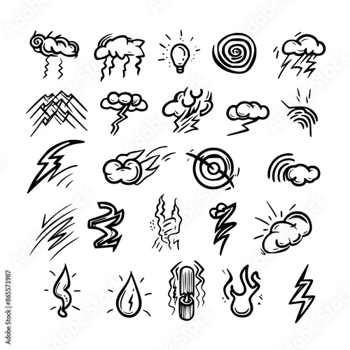 Storm icon, electricity icon, flash icon, lightning icon, thunder icon, thunderstorm icon, weather icon, danger icon, illustration icon, bolt icon, light icon, thunderbolt icon, climate icon, stroke i