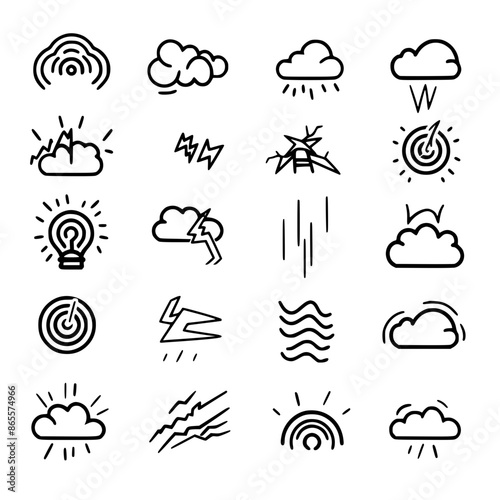 Storm icon, electricity icon, flash icon, lightning icon, thunder icon, thunderstorm icon, weather icon, danger icon, illustration icon, bolt icon, light icon, thunderbolt icon, climate icon, stroke i