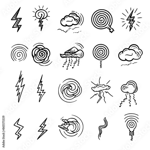 Storm icon, electricity icon, flash icon, lightning icon, thunder icon, thunderstorm icon, weather icon, danger icon, illustration icon, bolt icon, light icon, thunderbolt icon, climate icon, stroke i